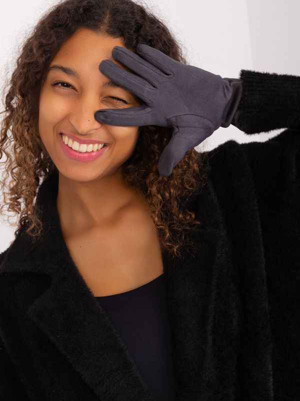 Wool Fashion Italia Gloves-AT-RK-2370.99-dark gray