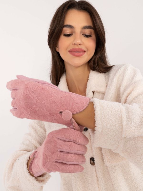 Wool Fashion Italia Gloves-AT-RK-23903.55-light pink