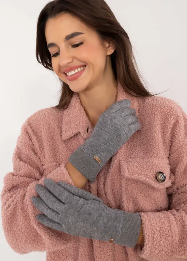 Wool Fashion Italia Gloves-AT-RK-23905.03X-gray