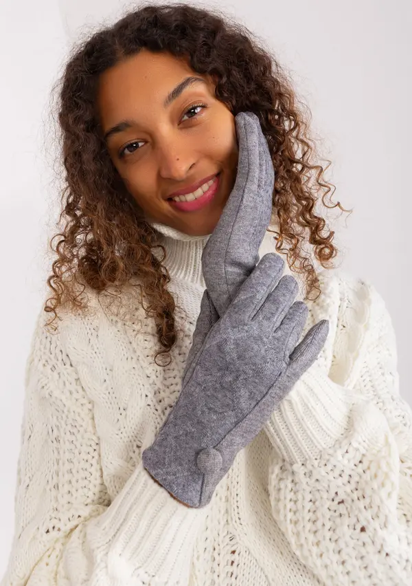 Wool Fashion Italia Gloves-AT-RK-239501.10-dark gray