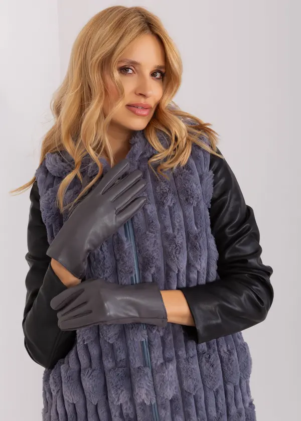 Wool Fashion Italia Gloves-AT-RK-239501A.16-dark gray