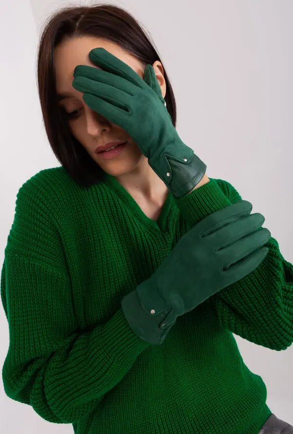 Wool Fashion Italia Gloves-AT-RK-239507.53P-dark green