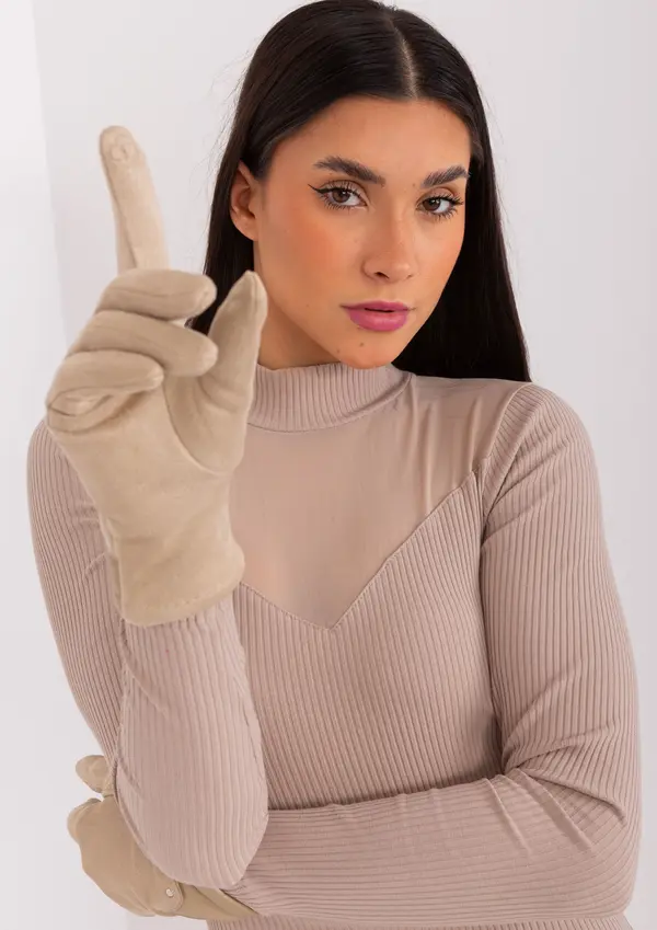 Wool Fashion Italia Gloves-AT-RK-239507.94P-beige