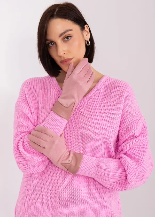 Wool Fashion Italia Gloves-AT-RK-239507.94P-light pink