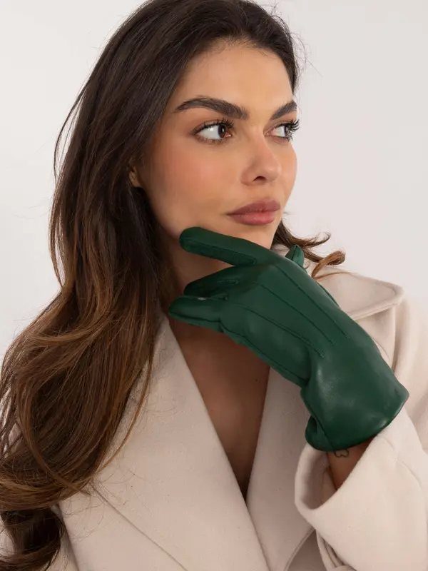 Wool Fashion Italia Gloves-AT-RK-239804.86-dark green
