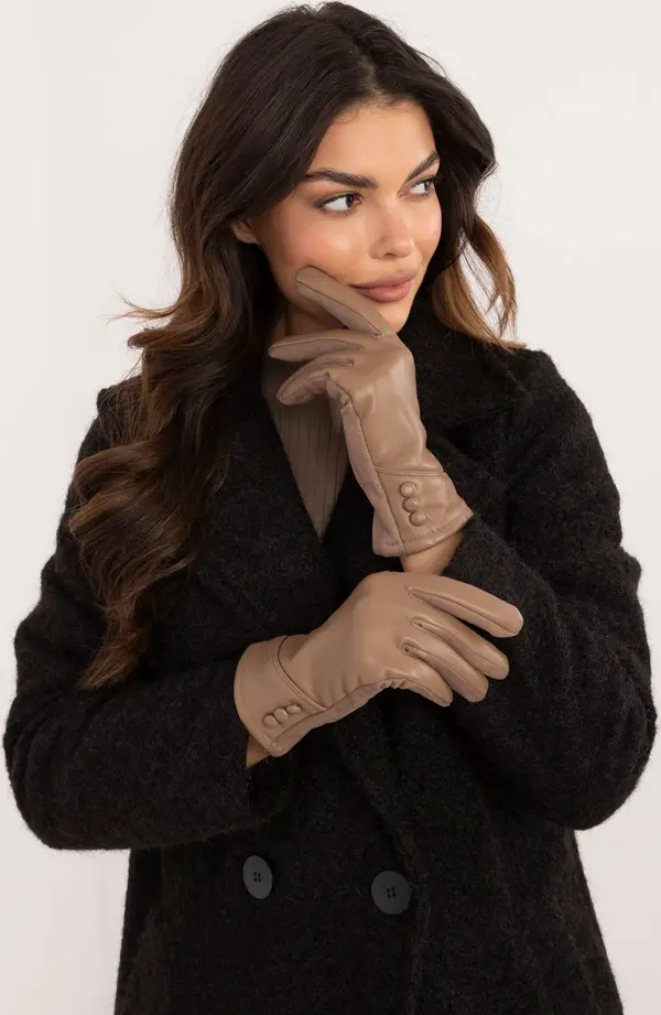 Wool Fashion Italia Gloves-AT-RK-239805.95-dark beige