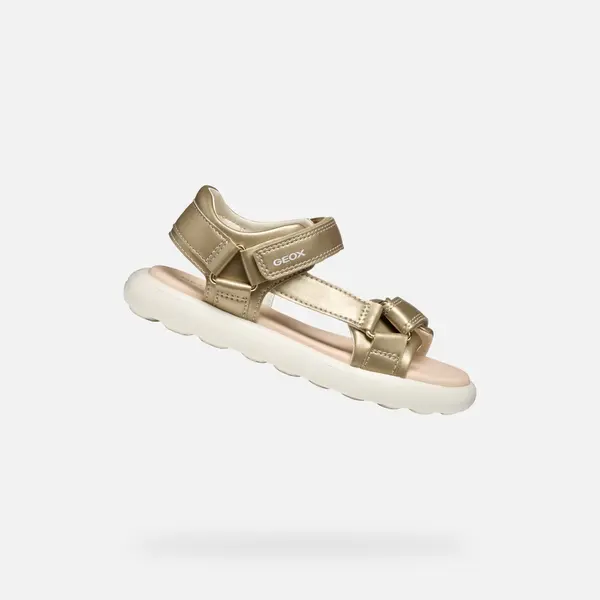 GEOX Gold Girls Sandals Geox Puffypop - Girls