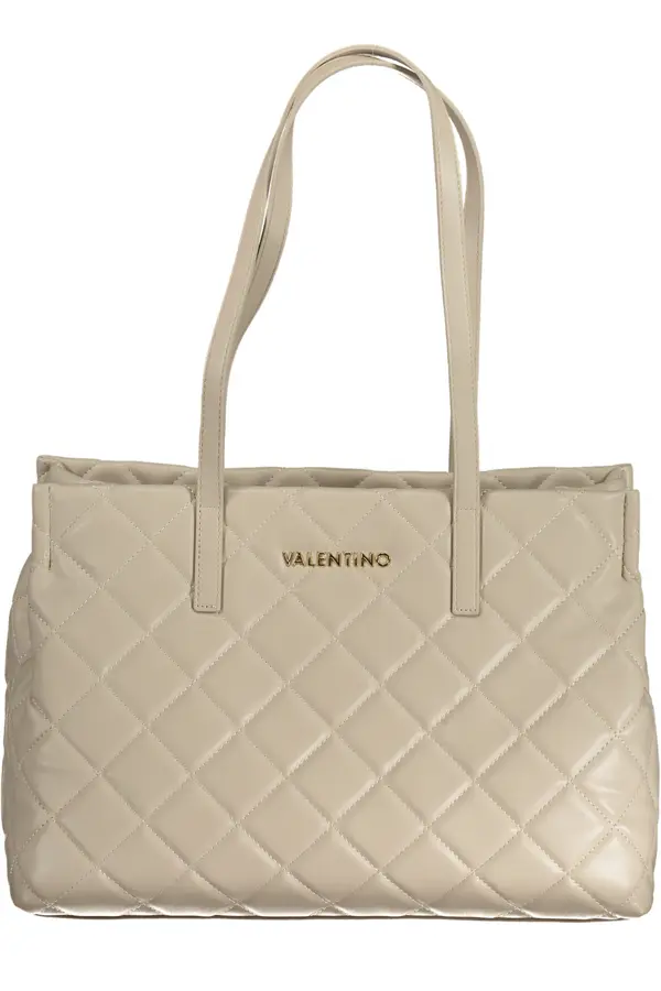 Valentino Bags Голяма бежова чанта Valentino