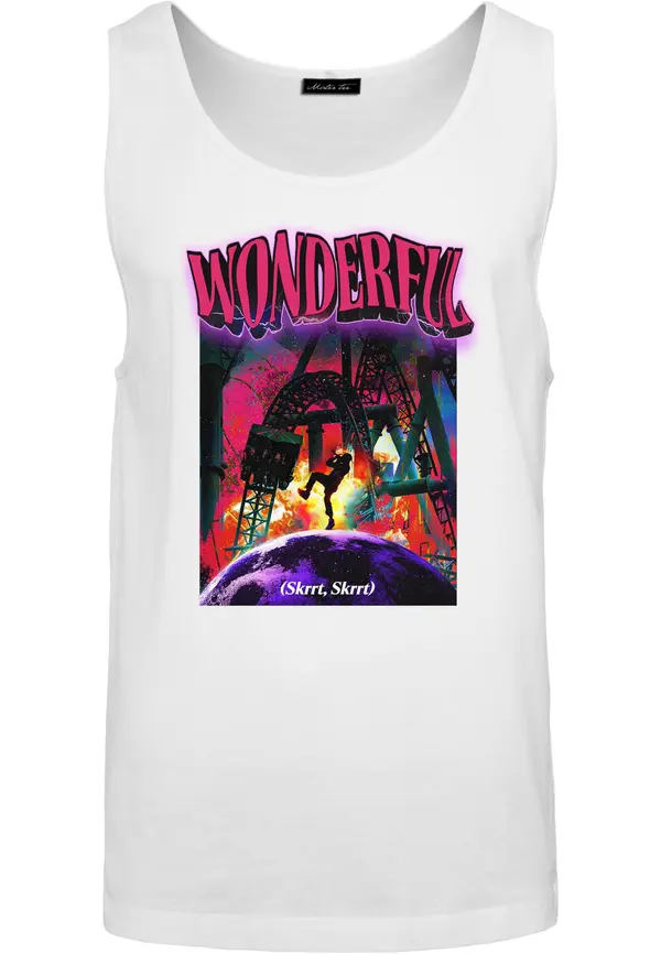 Mister Tee Gorgeous tank top in white