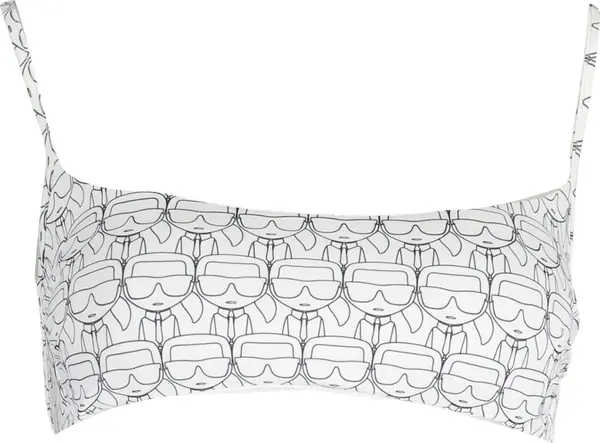 KARL LAGERFELD BEACHWEAR Горнище на бански костюм на Карл Лагерфелд