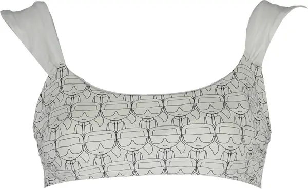 KARL LAGERFELD BEACHWEAR Горнище на бикини Карл Лагерфелд