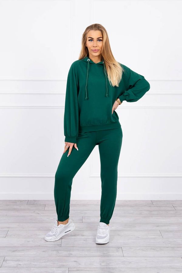 marka niezdefiniowana Green hoodie