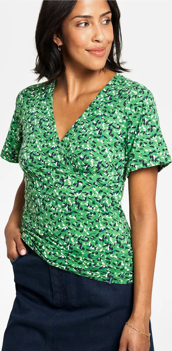 Tranquillo Green patterned T-shirt Tranquillo - Women's