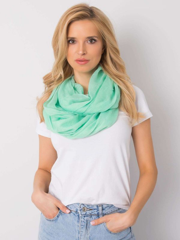 Fashionhunters Green shawl with shiny appliqué