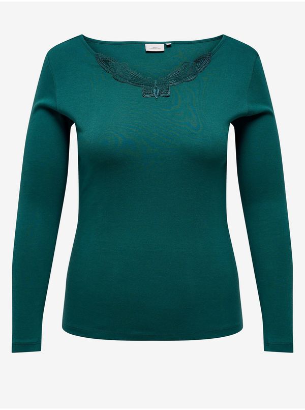 Only Green women's long sleeve T-shirt ONLY CARMAKOMA New Kira - Women