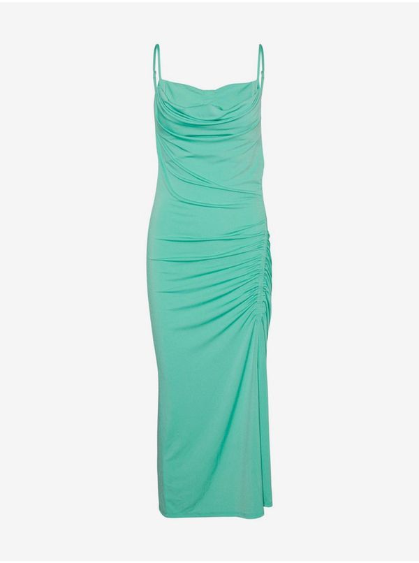 Vero Moda Green women's midi dress with straps VERO MODA Hevi - Women
