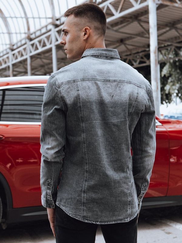 DStreet Grey Dstreet Men's Shirt