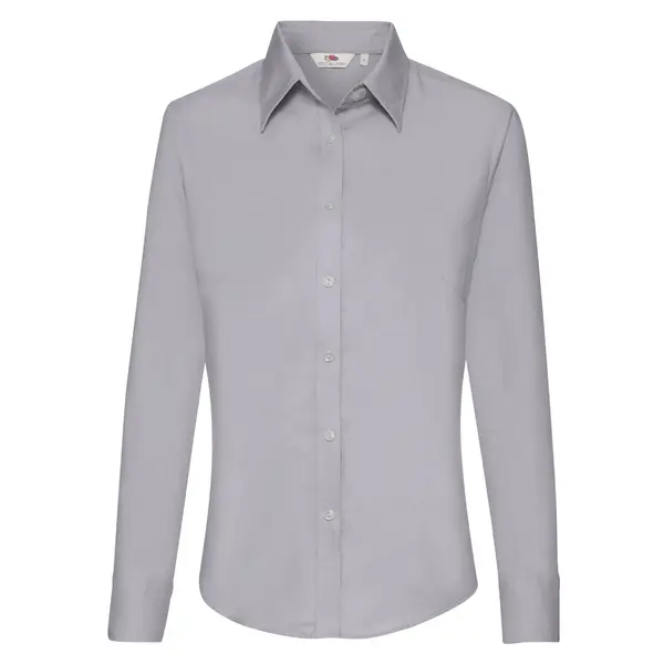 Fruit of the Loom Grey lady-fit shirt Oxford Fruit Of The Loom