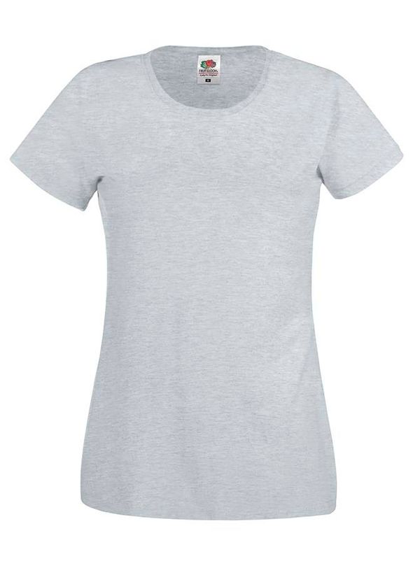 Fruit of the Loom Grey Lady fit T-shirt Original Fruit of the Loom