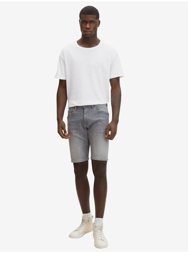 Tom Tailor Grey Men's Denim Shorts Tom Tailor Denim - Men's