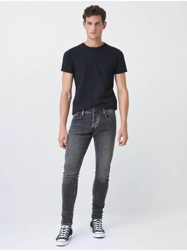 Salsa Jeans Grey Mens Skinny Fit Jeans Jeans - Men