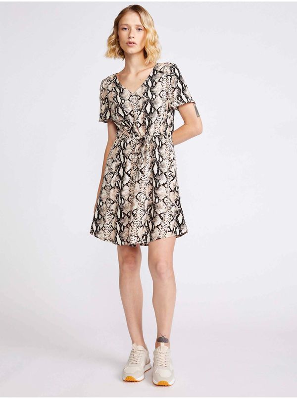 Vero Moda Grey patterned dress VERO MODA Easy - Women