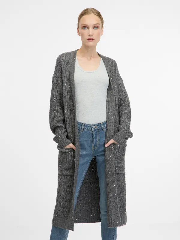 Orsay Grey Women's Cardigan ORSAY - Women's