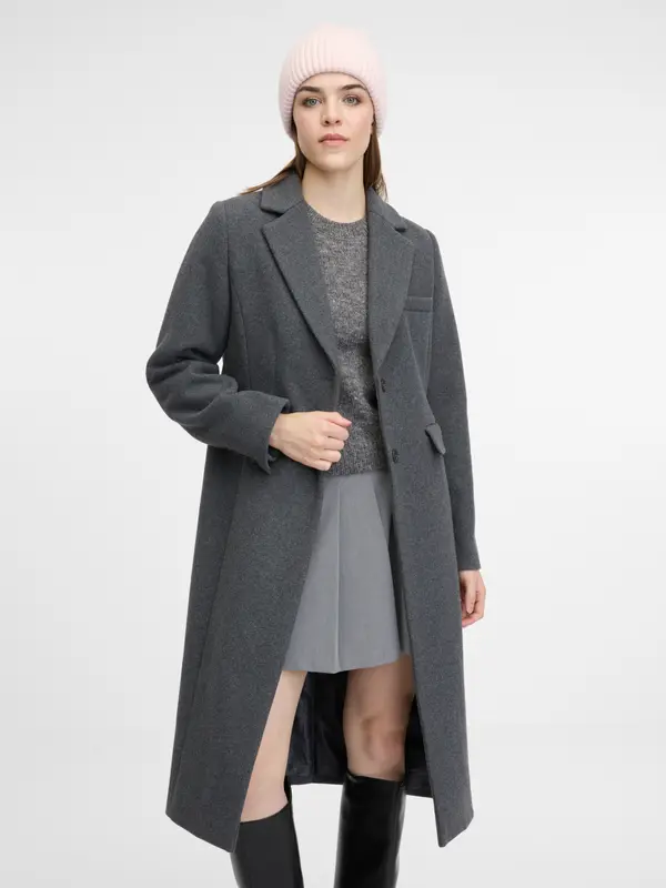 Orsay Grey Women's Coat ORSAY - Women's
