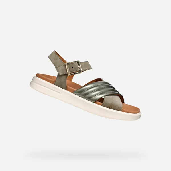 GEOX Grey Women's Sandals Geox Xand 2S - Women's