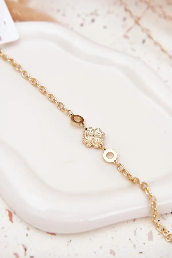 Boto Гривна Boto с детелина, изработена от хирургическа стомана