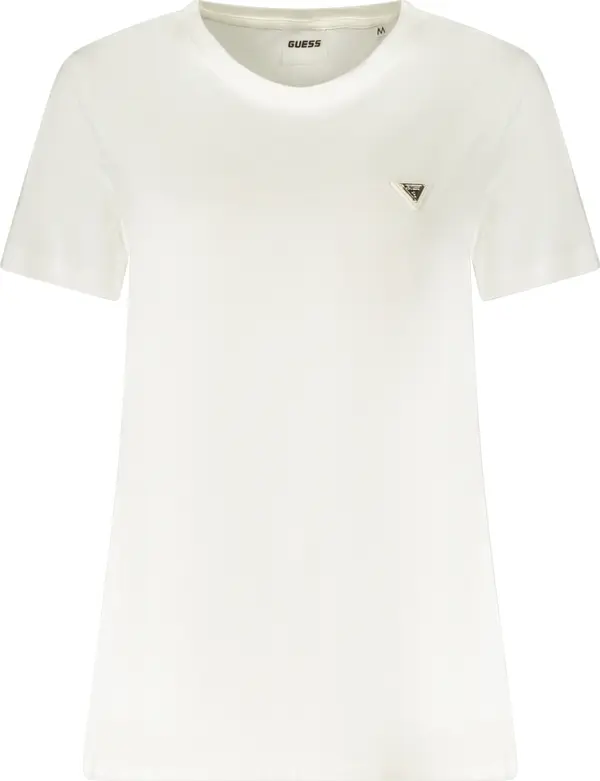 GUESS JEANS GUESS бяла тениска с къс ръкав