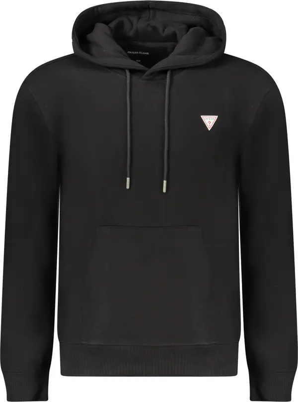 GUESS JEANS GUESS JEANS черен суичър с качулка