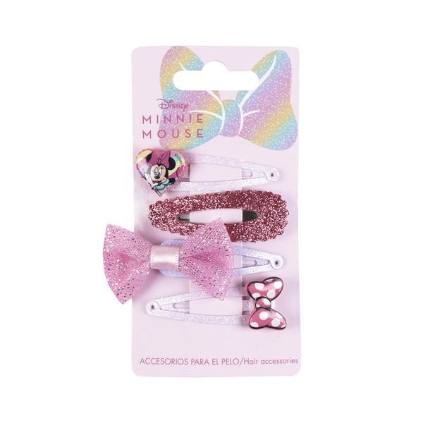 MINNIE HAIR ACCESSORIES CLIPS 4 PIECES MINNIE