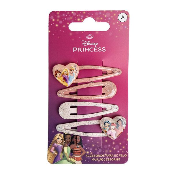 Princess HAIR ACCESSORIES CLIPS 4 PIECES PRINCESS