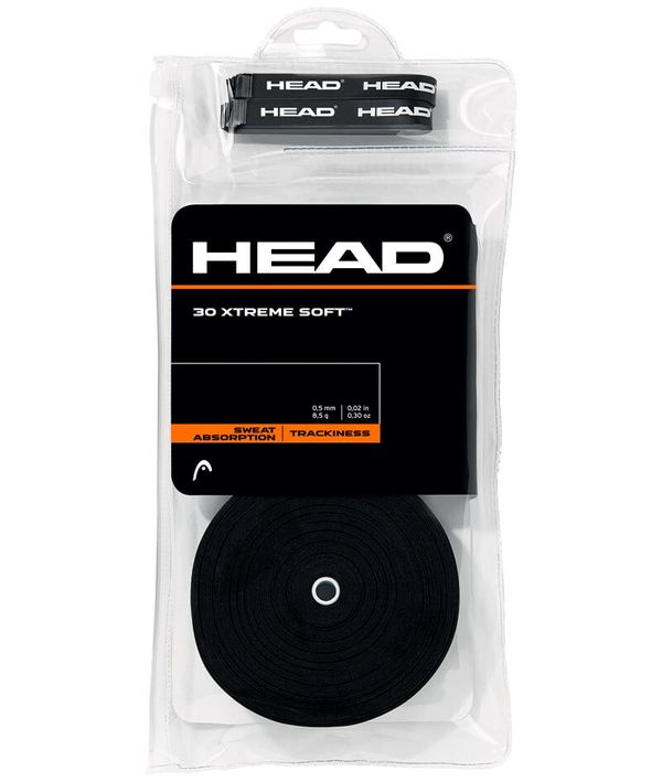 Head Head Top Grip Xtreme Soft Black (30 pcs)