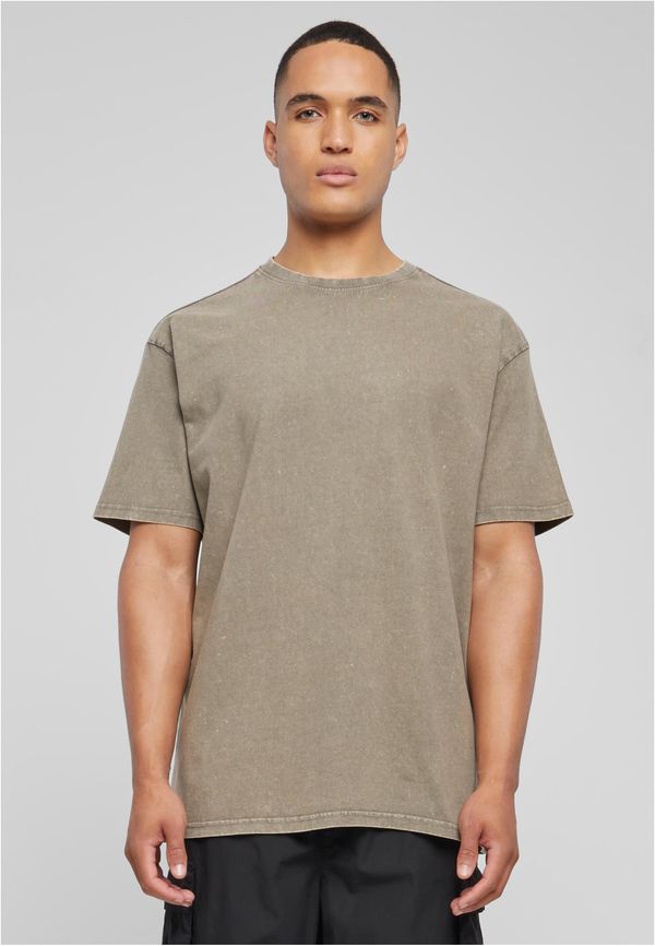 Merchcode Heavy Oversize Tee darkkhaki, make love in acid first