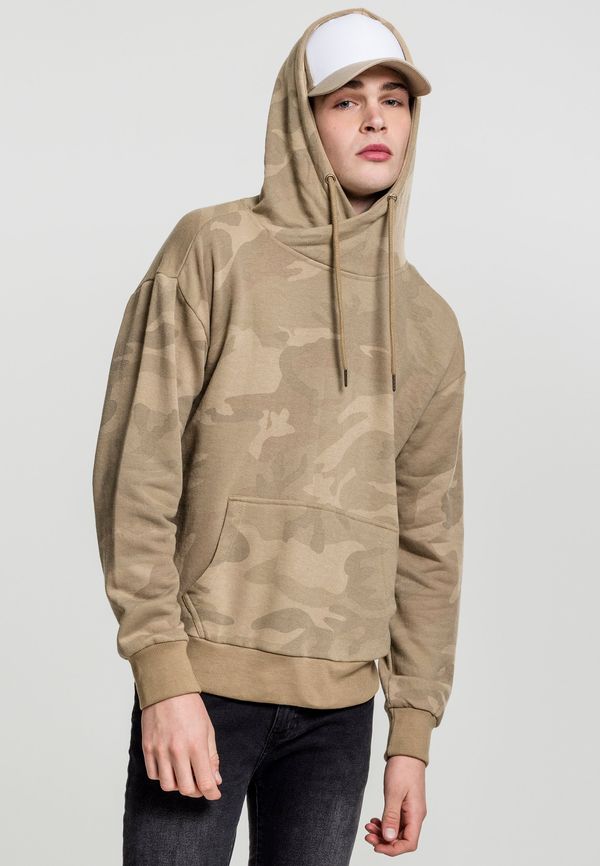 UC Men High Neck Camo Hoody sand camo