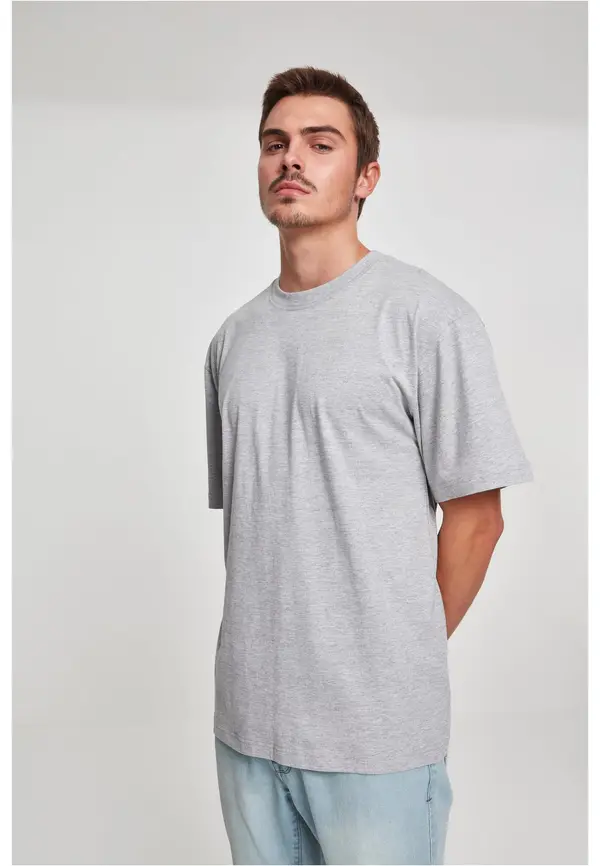 Urban Classics High T-shirt in gray color