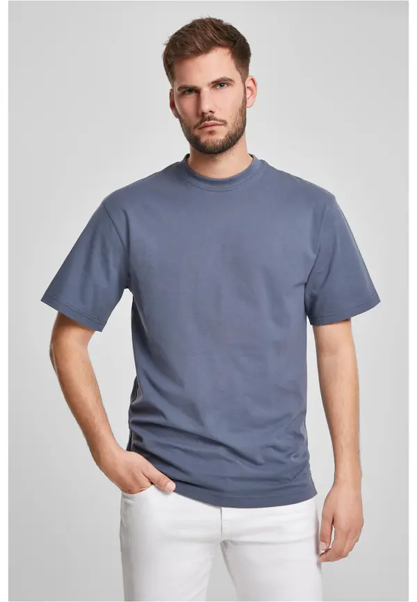 Urban Classics High T-shirt vintage blue color