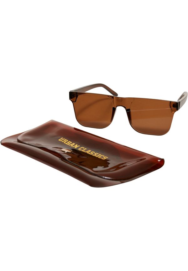 Urban Classics Honolulu sunglasses with case brown