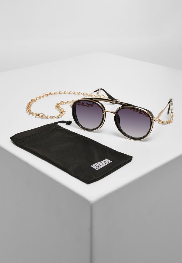 Urban Classics Accessoires Ibiza Sunglasses with Chain - Black
