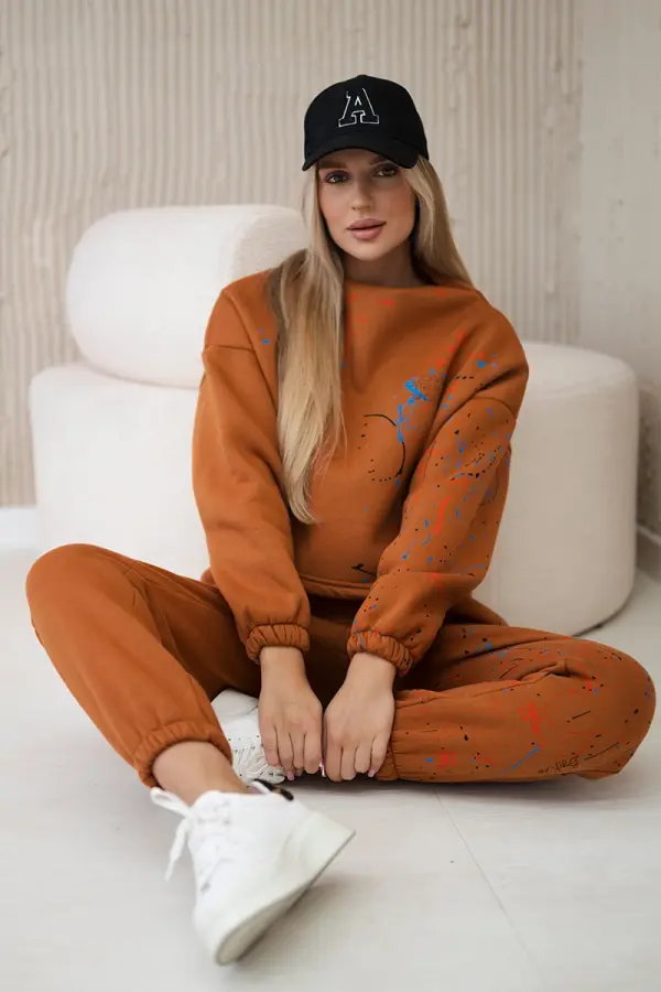 Kesi Insulated set with a colorful camel print