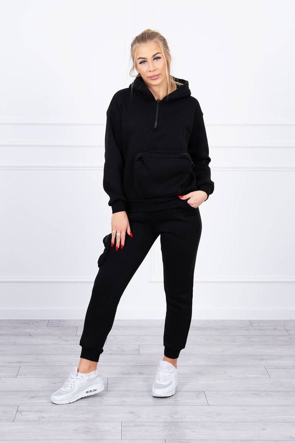 marka niezdefiniowana Insulated set with decorative pocket black