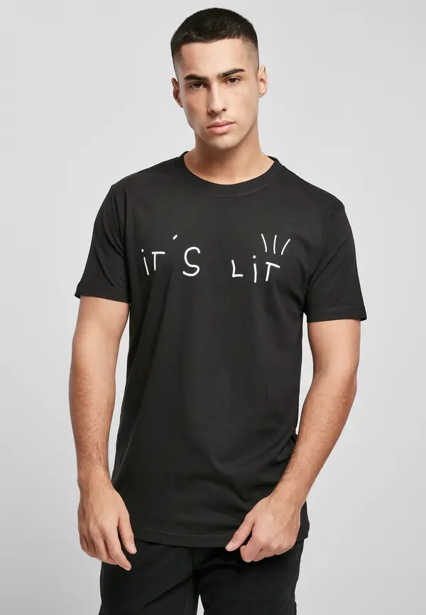 Mister Tee It's Lit Tee Black
