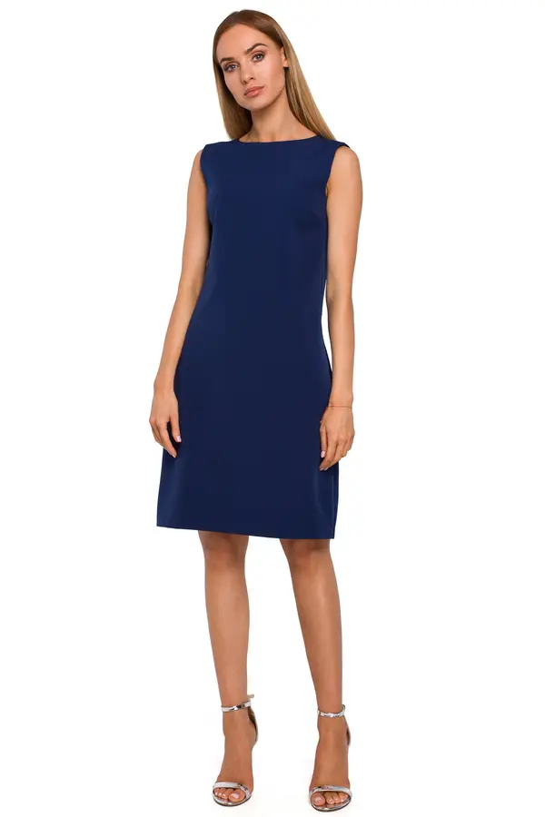 Made Of Emotion Изработена от емоция Дамска рокля M490 Navy Blue