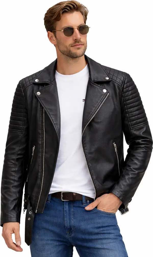 J.STYLE J.Style - Мъжко кожено яке