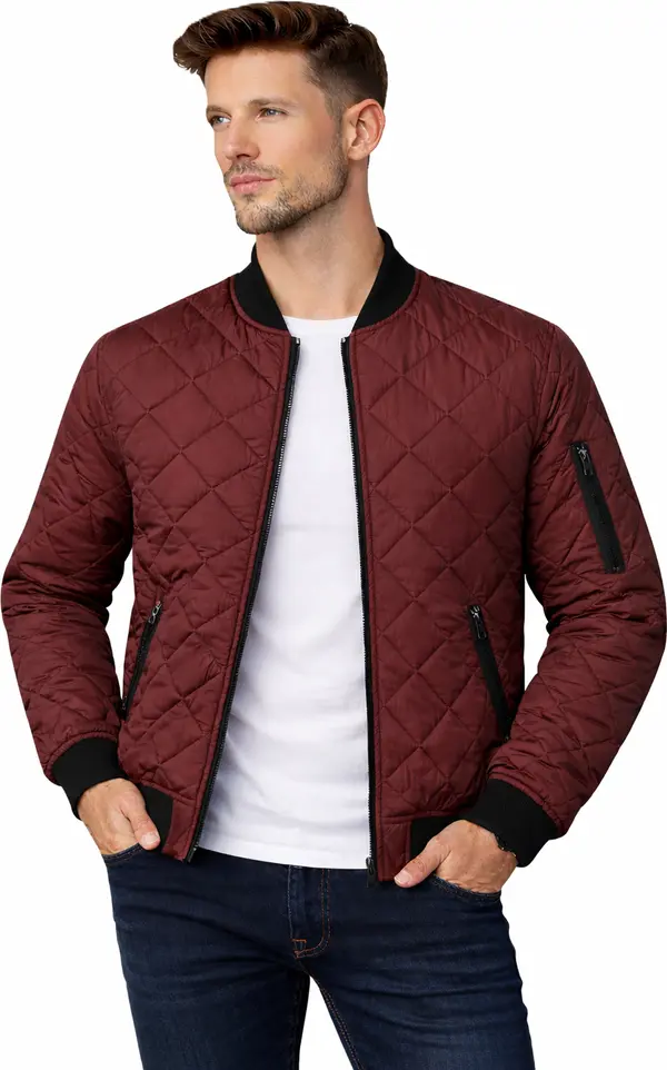 J.STYLE J.Style - Мъжко яке - 8my01 Бордо