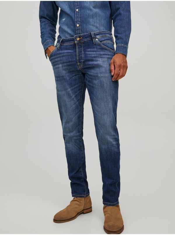Jack & Jones Jack & Jones Glenn Men's Blue Slim Fit Jeans - Men's