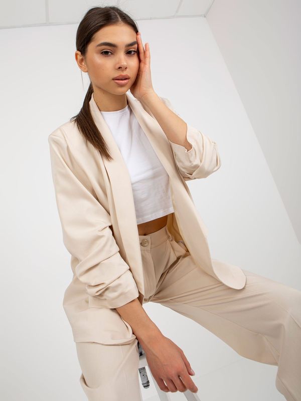 Fashionhunters Jacket-LK-MA-509266.82-light beige