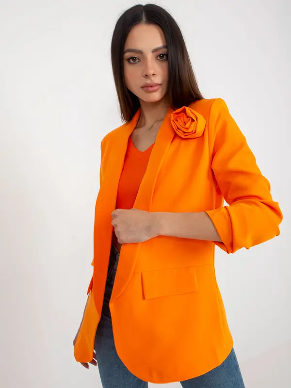 Och Bella Jacket-TW-ZT-BI-1071.15-fluo orange